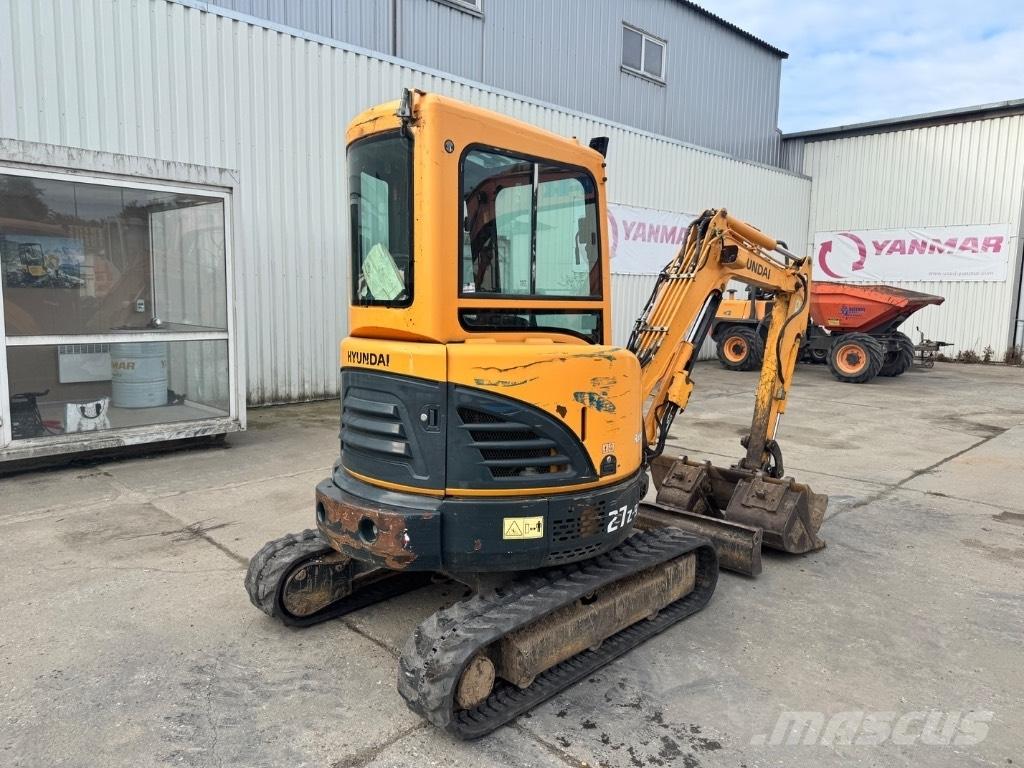 Hyundai ROBEx 27-9 ミニ油圧ショベル 7t以下（ミニユンボ・ミニディガー）