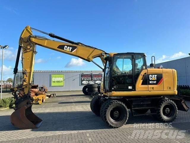 CAT M 314 F ホイール式油圧ショベル（パワーショベル・ユンボ・バックホー）
