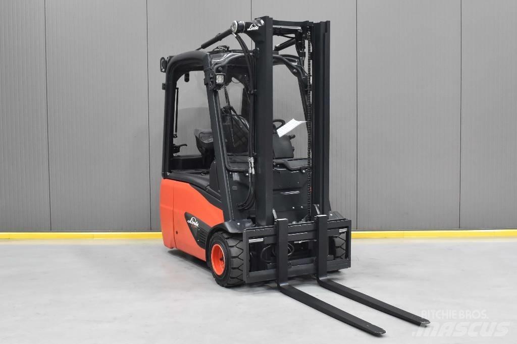 Linde E 18-02 バッテリーフォークリフト