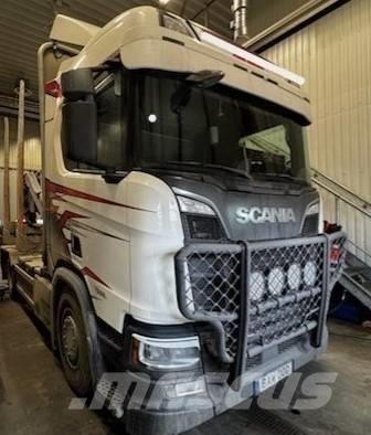 Scania R580B6X4NB 木材トラック