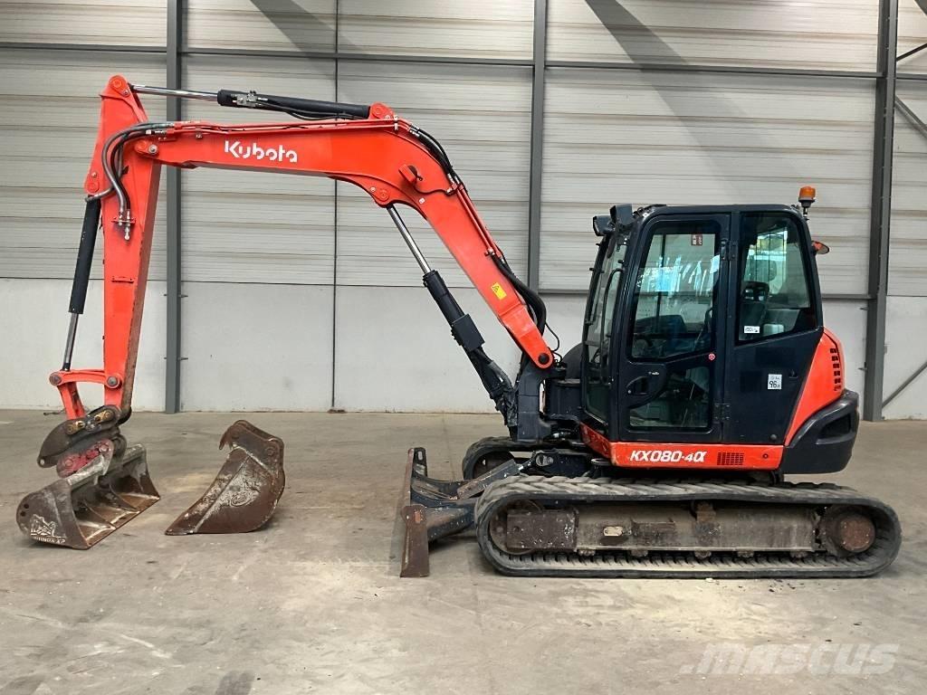 Kubota KX 080-4 A 中型油圧ショベル 7ｔ-12ｔ（ユンボ・パワーショベル・バックホー）