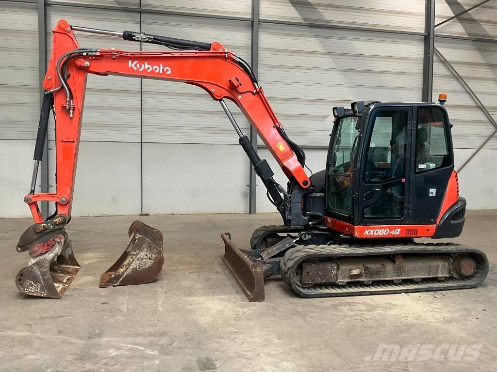 Kubota KX 080-4 A 中型油圧ショベル 7ｔ-12ｔ（ユンボ・パワーショベル・バックホー）