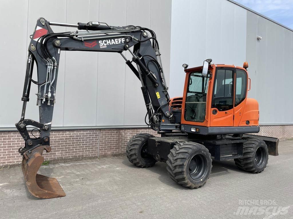 Schaeff TW110 ホイール式油圧ショベル（パワーショベル・ユンボ・バックホー）