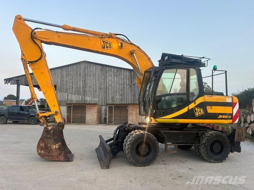 JCB JS 160 W ホイール式油圧ショベル（パワーショベル・ユンボ・バックホー）