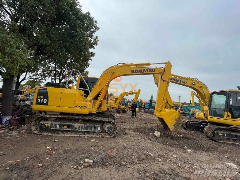Komatsu PC 110 中型油圧ショベル 7ｔ-12ｔ（ユンボ・パワーショベル・バックホー）