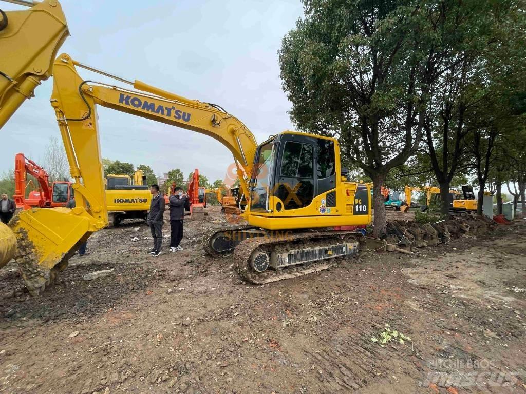Komatsu PC 110 中型油圧ショベル 7ｔ-12ｔ（ユンボ・パワーショベル・バックホー）