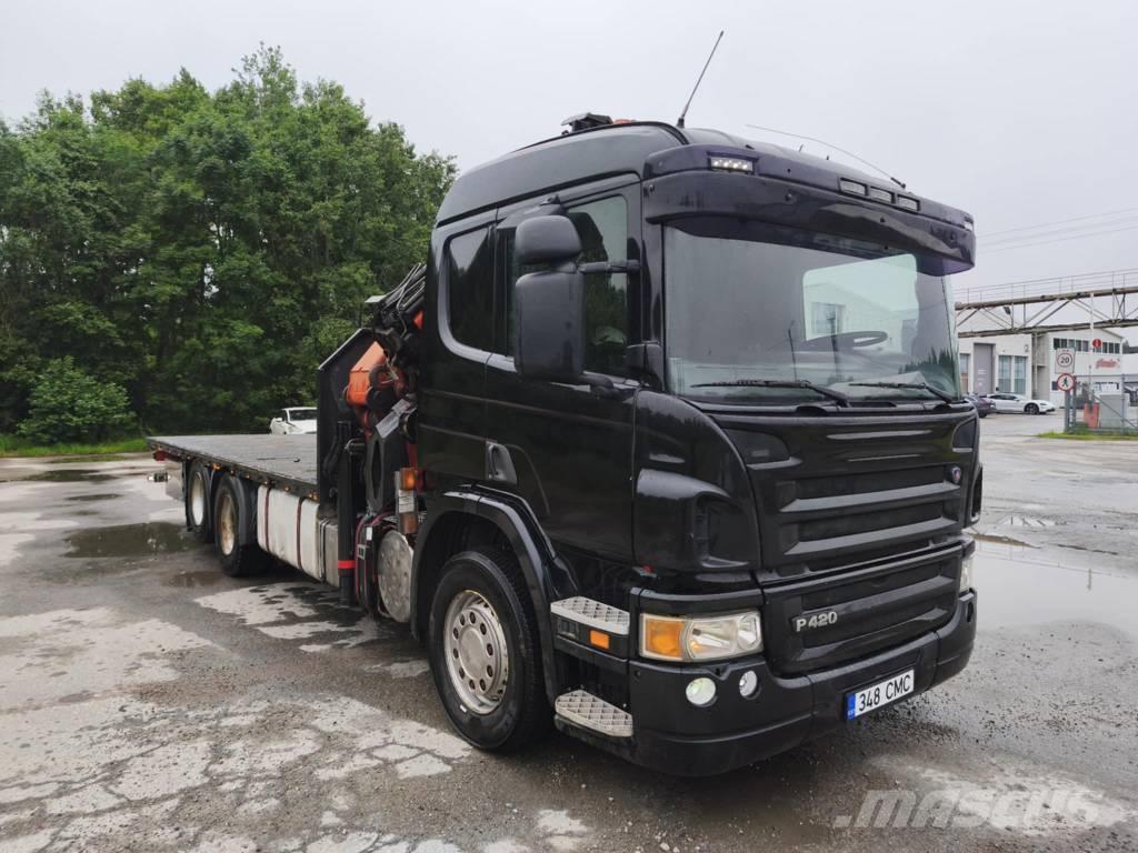 Scania P 420 クレーントラック、ユニック車