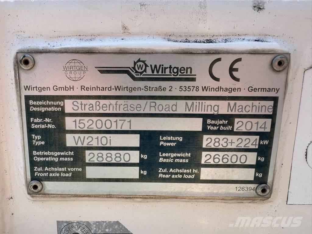 Wirtgen W210i アスファルトコールドミリングマシーン