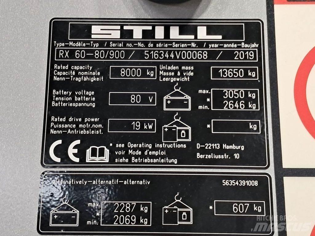 Still RX60-80/900 バッテリーフォークリフト