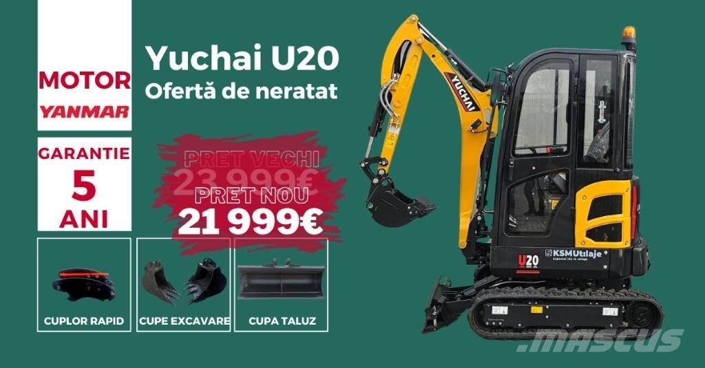 Yuchai U20 ミニ油圧ショベル 7t以下（ミニユンボ・ミニディガー）