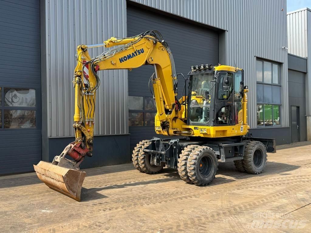 Komatsu PW118MR-11 ホイール式油圧ショベル（パワーショベル・ユンボ・バックホー）