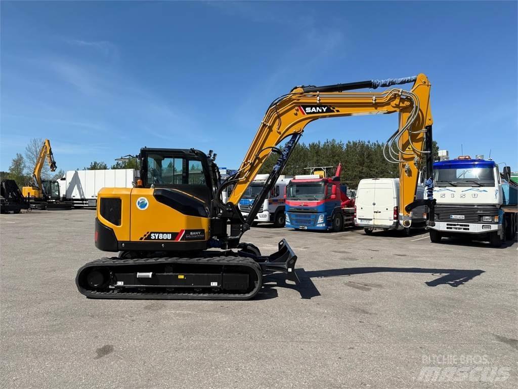 Sany SY80U 中型油圧ショベル 7ｔ-12ｔ（ユンボ・パワーショベル・バックホー）