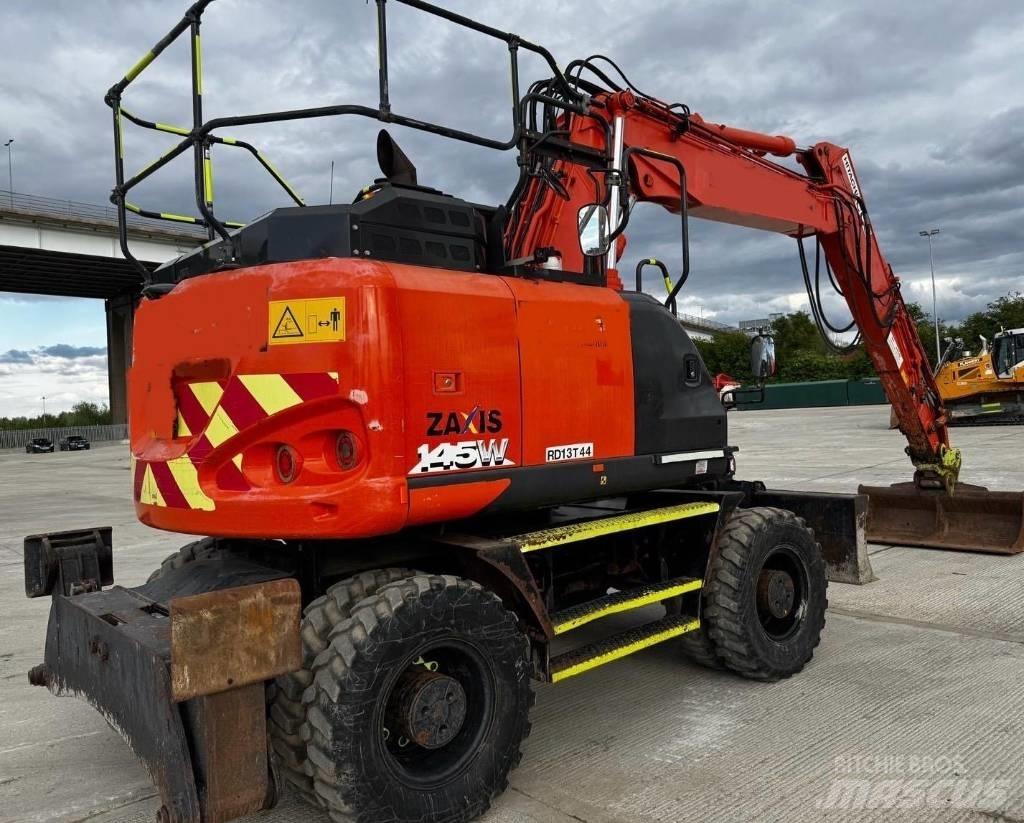 Hitachi ZX 145 W-6 ホイール式油圧ショベル（パワーショベル・ユンボ・バックホー）