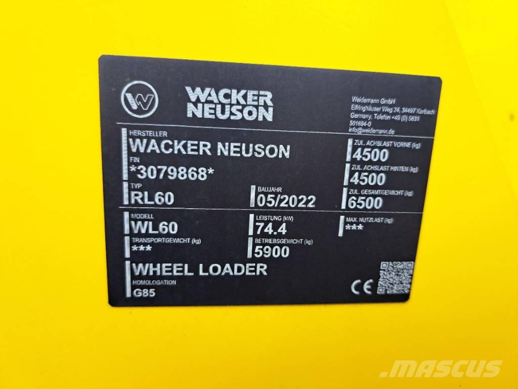 Wacker Neuson WL60 ホイールローダー・タイヤショベル