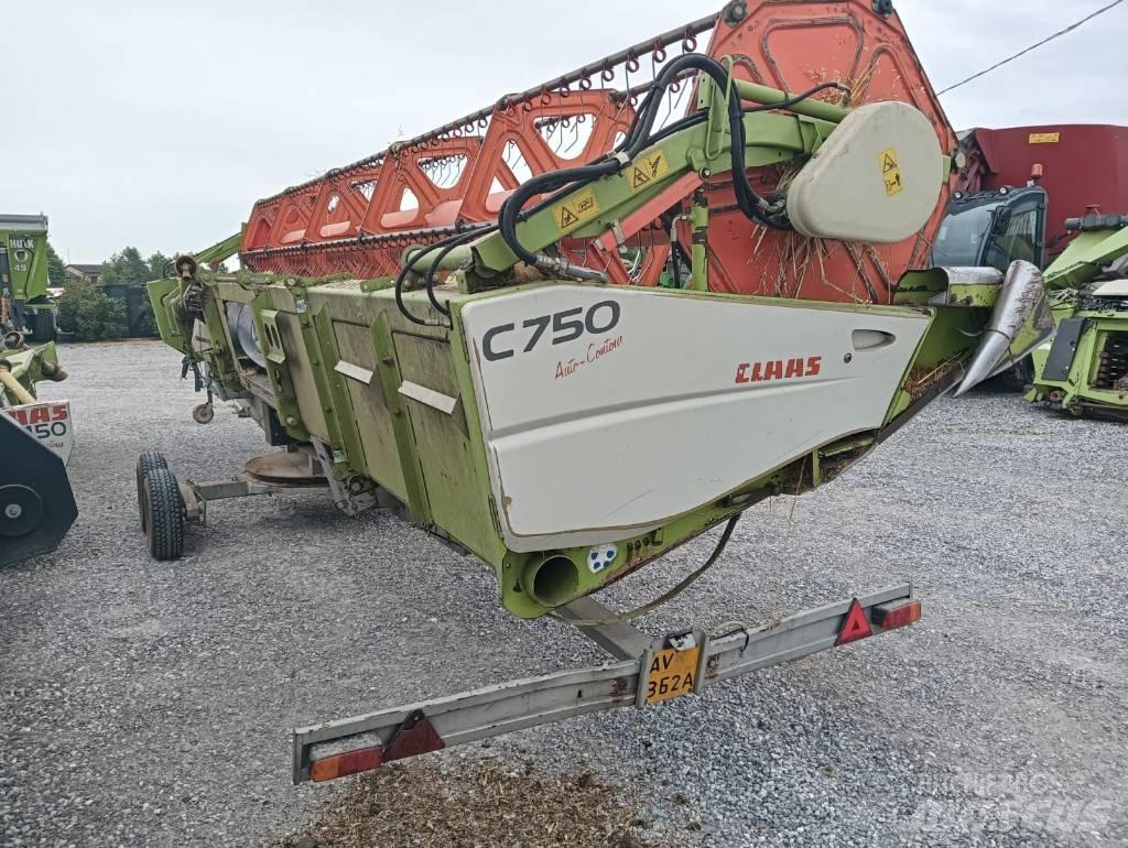 CLAAS C 750 コンバイン・ハーベスター・ヘッド