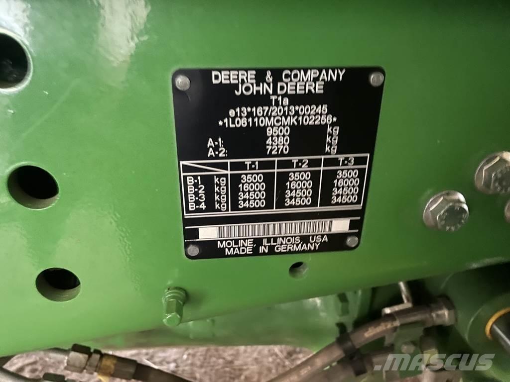 John Deere 6110M トラクター