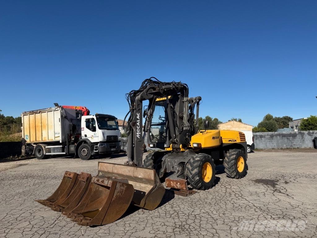 Mecalac 12 MSX ホイール式油圧ショベル（パワーショベル・ユンボ・バックホー）