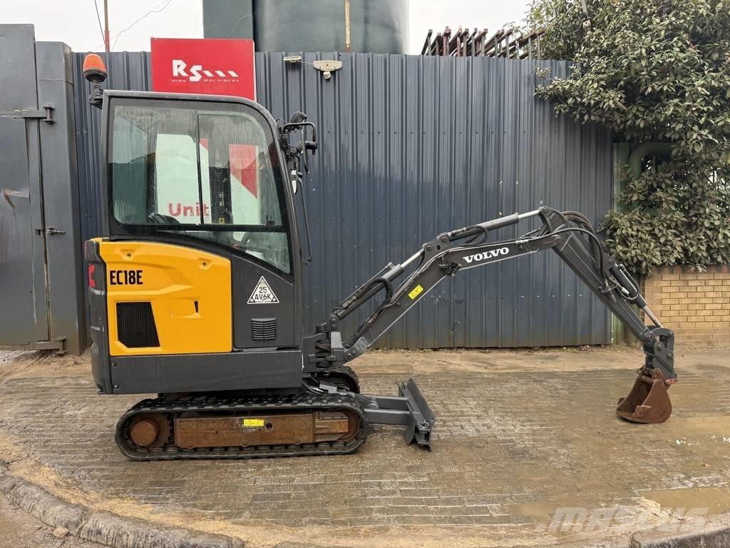 Volvo EC18E ミニ油圧ショベル 7t以下（ミニユンボ・ミニディガー）