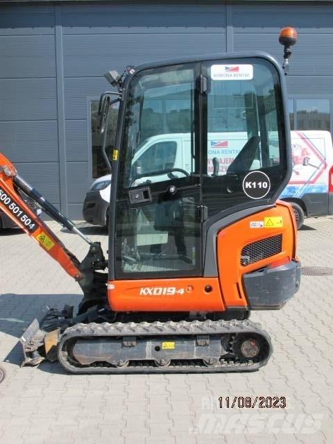 Kubota KX 019-4 ミニ油圧ショベル 7t以下（ミニユンボ・ミニディガー）