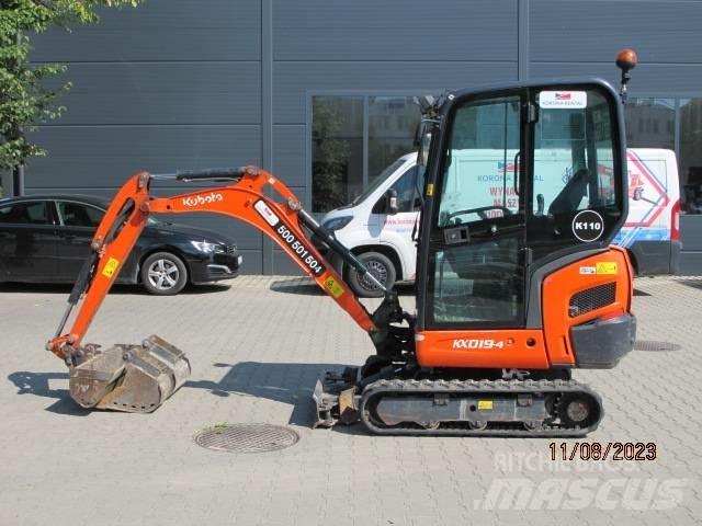 Kubota KX 019-4 ミニ油圧ショベル 7t以下（ミニユンボ・ミニディガー）