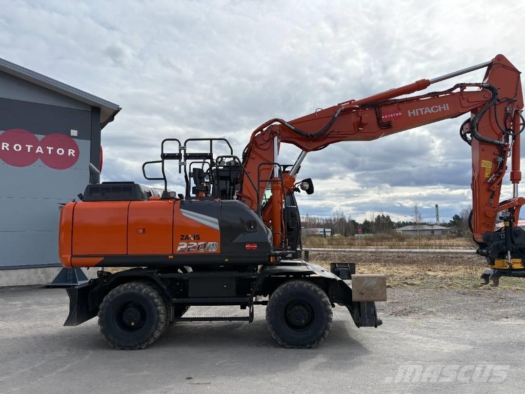 Hitachi ZX220W-7 2P ホイール式油圧ショベル（パワーショベル・ユンボ・バックホー）