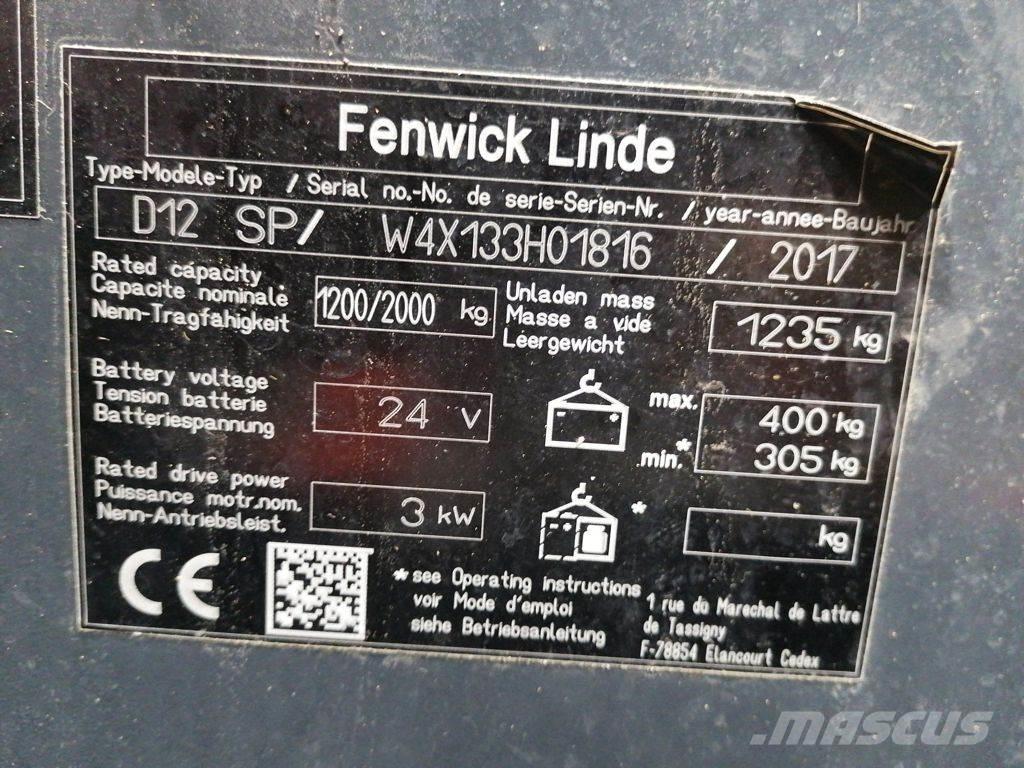 Linde D12 SP ウォーキンフォークリフト