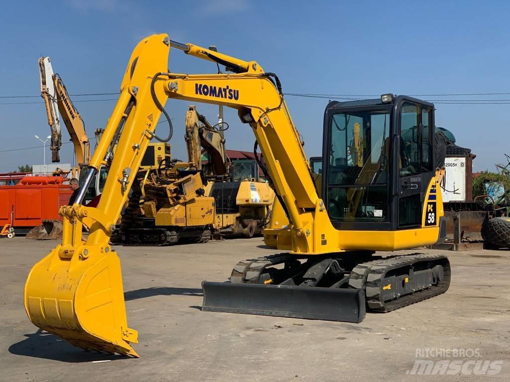 Komatsu PC58-8 ミニ油圧ショベル 7t以下（ミニユンボ・ミニディガー）