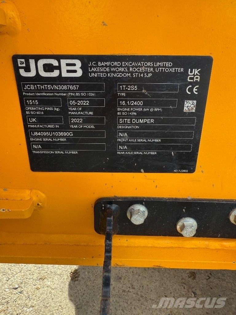 JCB 1 T サイト　ダンプ