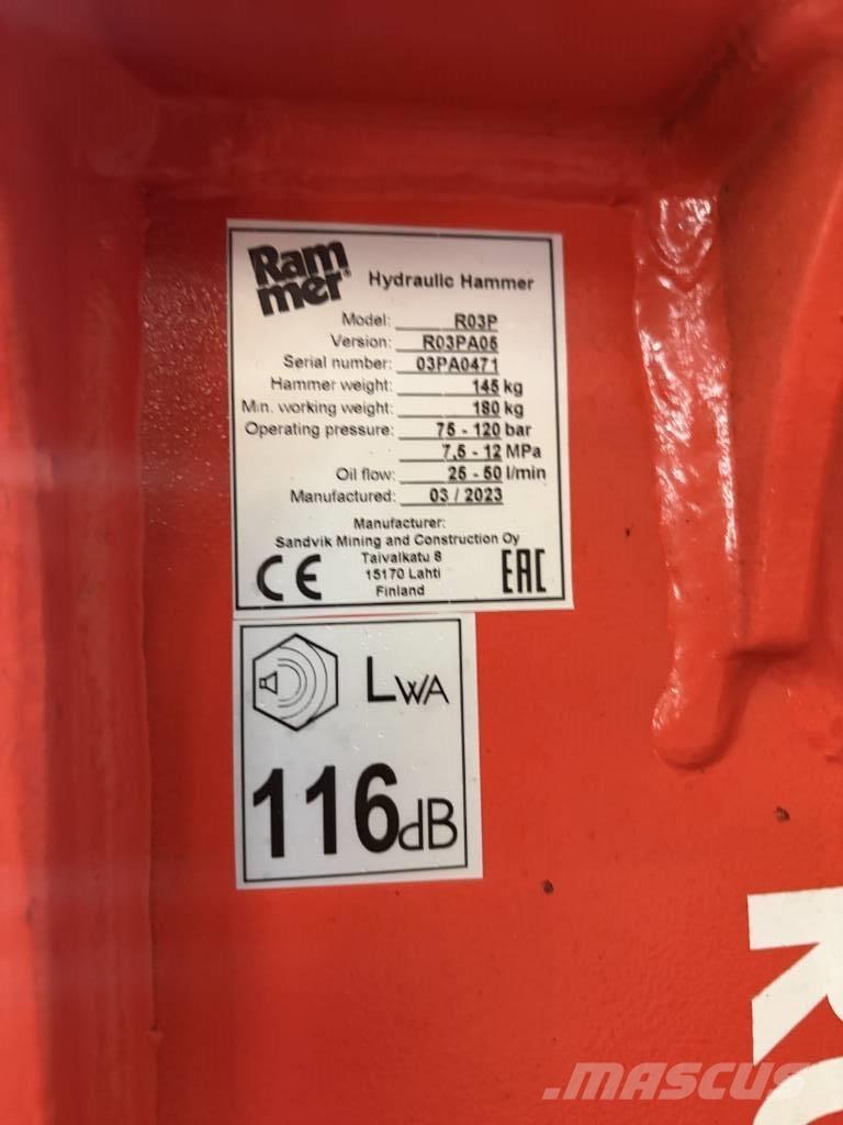 Rammer R03P ハンマー／ブレーカ