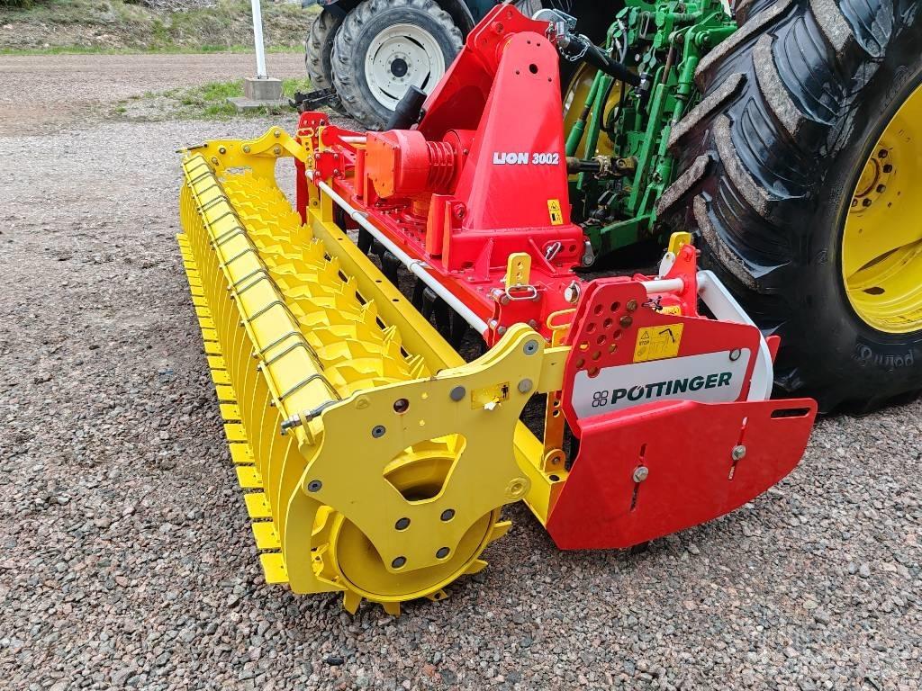 Pöttinger Lion 3002 パワーハローとロータリーハロー