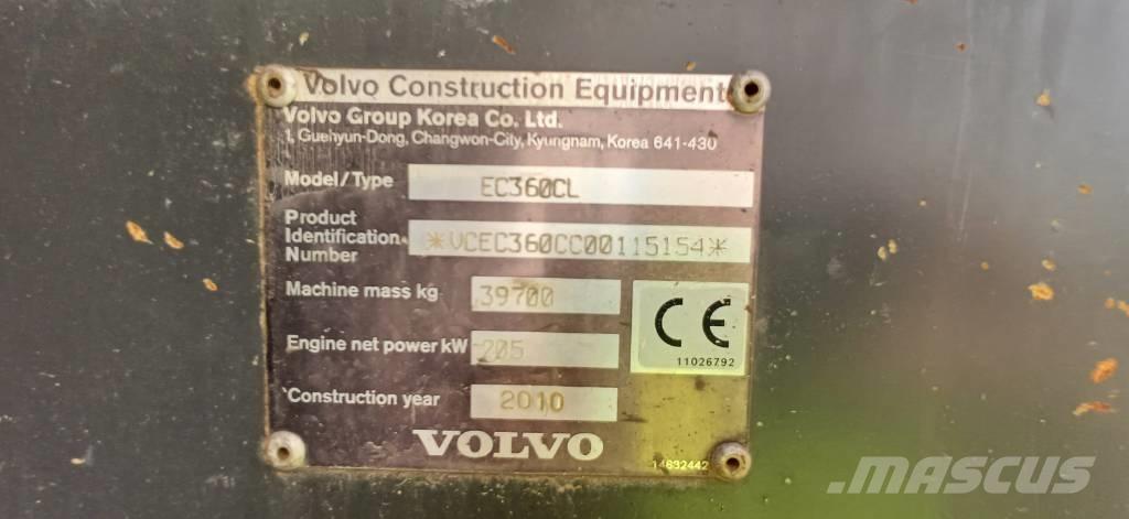Volvo EC 360 C L 大型油圧ショベル12t以上（パワーショベル・ユンボ）