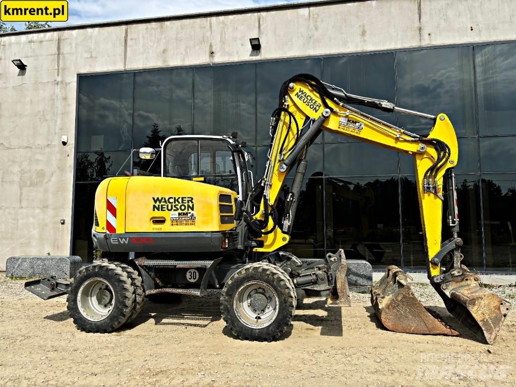 Wacker Neuson EW 100 ホイール式油圧ショベル（パワーショベル・ユンボ・バックホー）