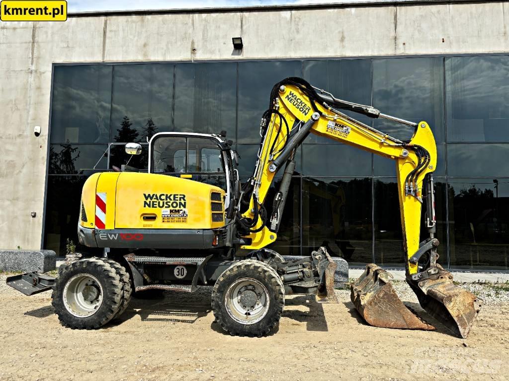 Wacker Neuson EW 100 ホイール式油圧ショベル（パワーショベル・ユンボ・バックホー）