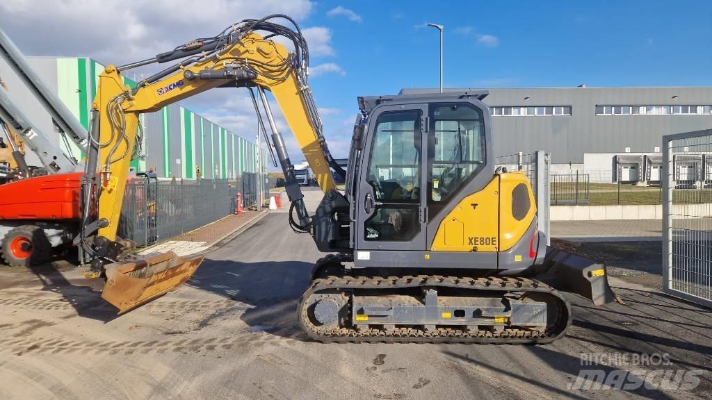 XCMG XE 80 E 中型油圧ショベル 7ｔ-12ｔ（ユンボ・パワーショベル・バックホー）