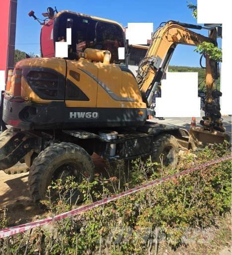 Hyundai HW 60 Eco ホイール式油圧ショベル（パワーショベル・ユンボ・バックホー）