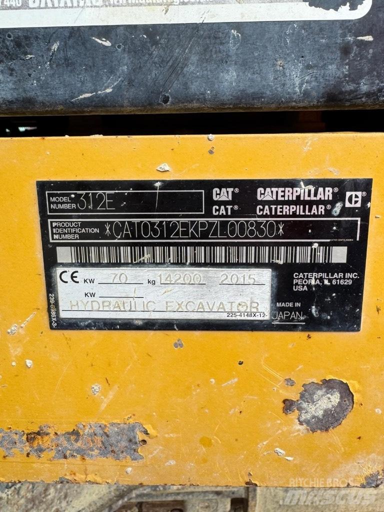 CAT 312 E 大型油圧ショベル12t以上（パワーショベル・ユンボ）