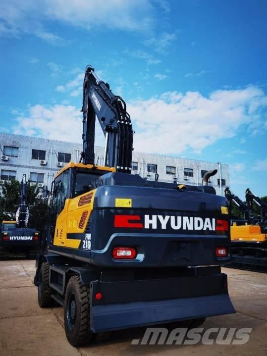 Hyundai 210W-9 ホイール式油圧ショベル（パワーショベル・ユンボ・バックホー）