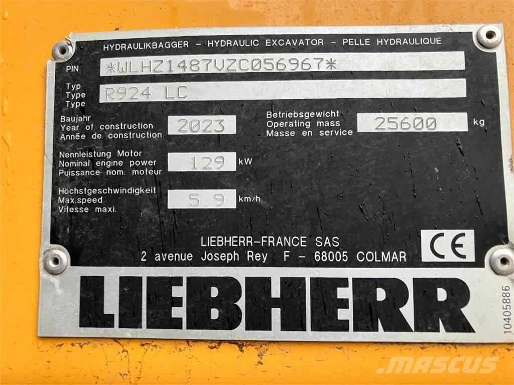 Liebherr R924 大型油圧ショベル12t以上（パワーショベル・ユンボ）