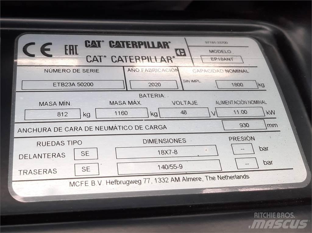 CAT EP18ANT バッテリーフォークリフト