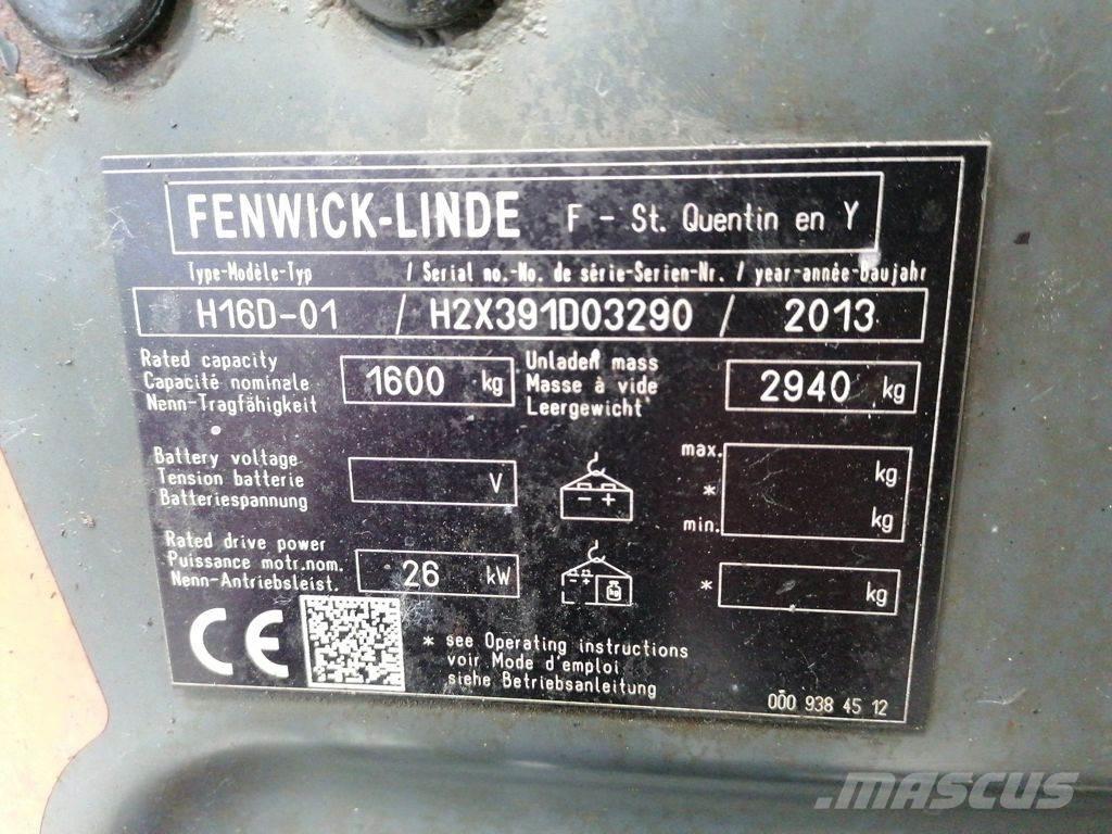 Linde H16D-01 ディーゼル・軽油
