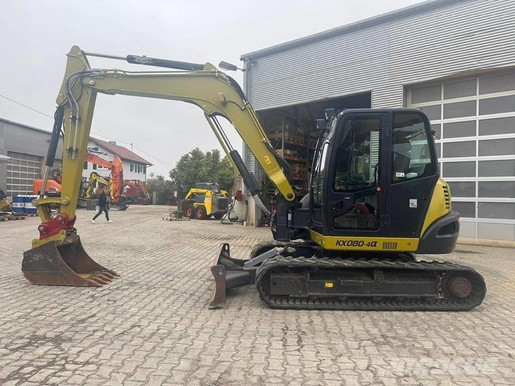 Kubota KX080-4@ 中型油圧ショベル 7ｔ-12ｔ（ユンボ・パワーショベル・バックホー）