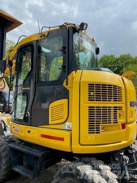 Komatsu PW98MR-11 ホイール式油圧ショベル（パワーショベル・ユンボ・バックホー）