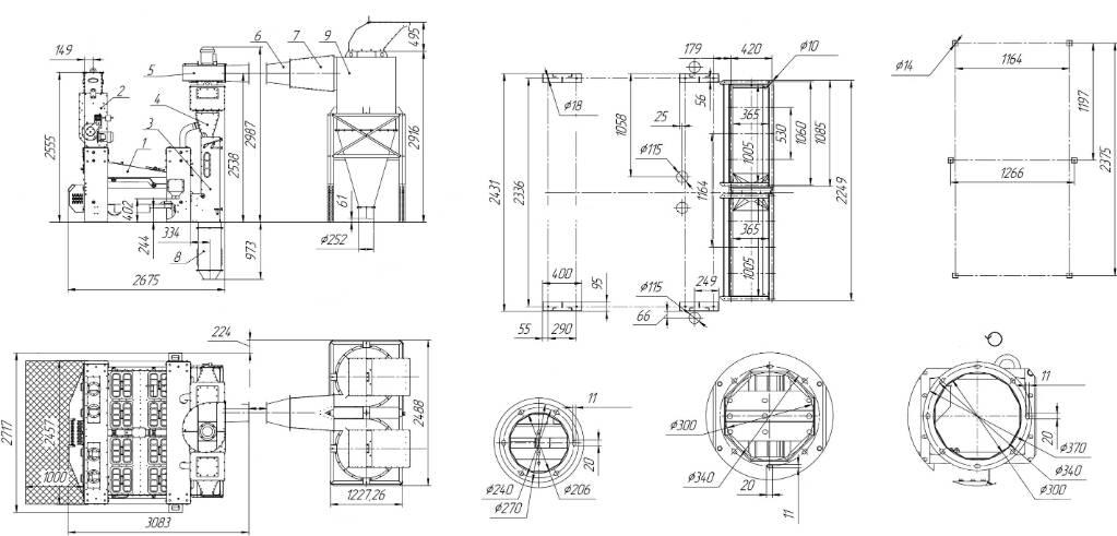  EL GRAIN SVR-30/2 穀物清掃設備
