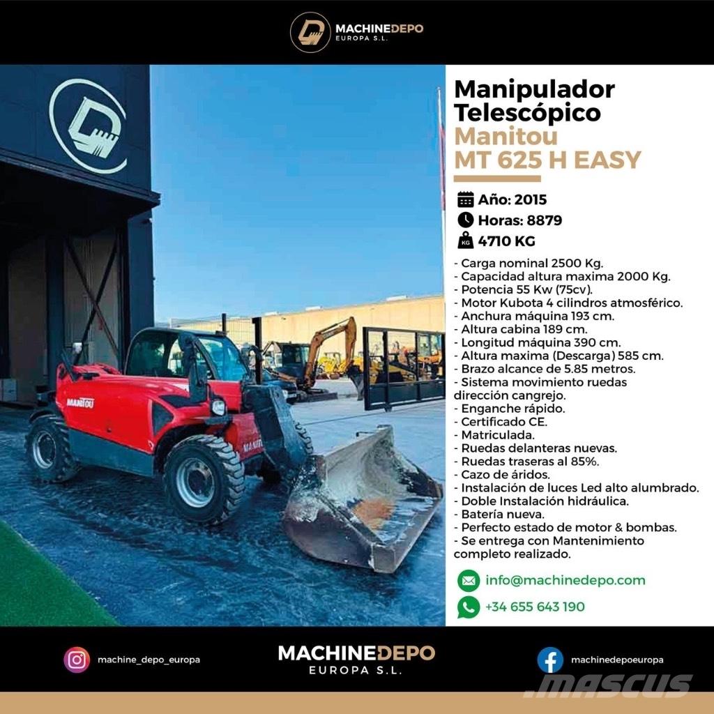 Manitou MT 625 H テレスコーピックハンドラー