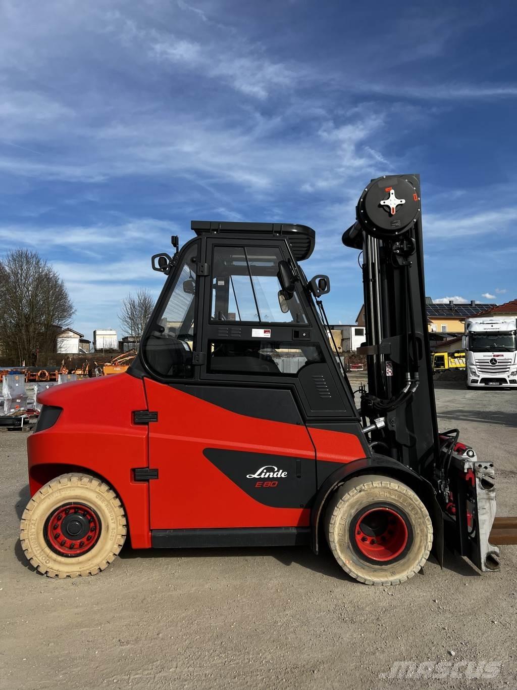 Linde E80/900 バッテリーフォークリフト