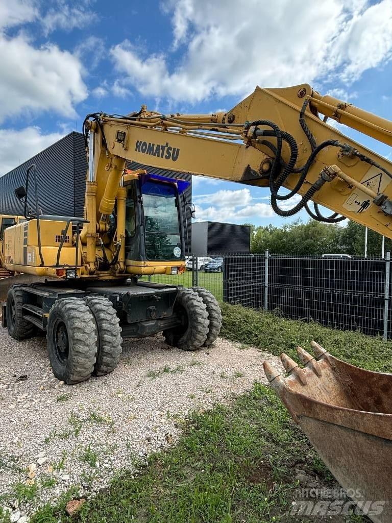 Komatsu PW 170 ES-6K ホイール式油圧ショベル（パワーショベル・ユンボ・バックホー）