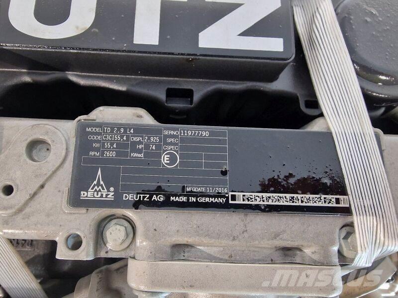Deutz TD 2.9 L4 エンジン
