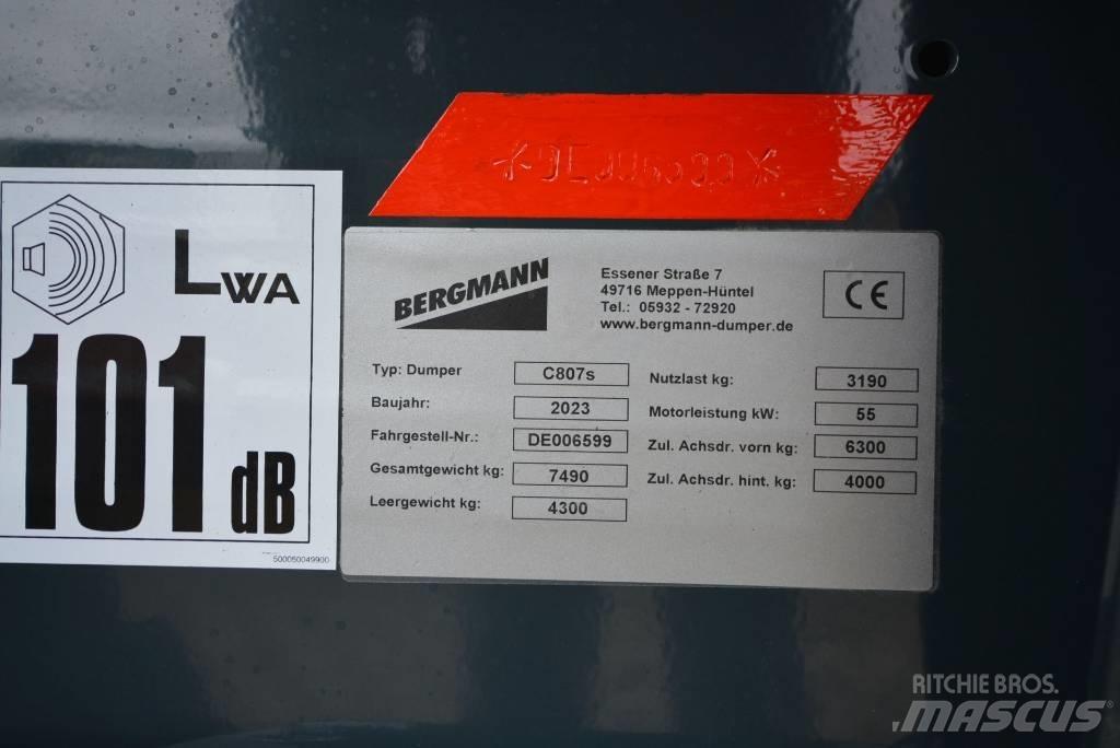 Bergmann C 807 s アーティキュレート式ダンプトラック