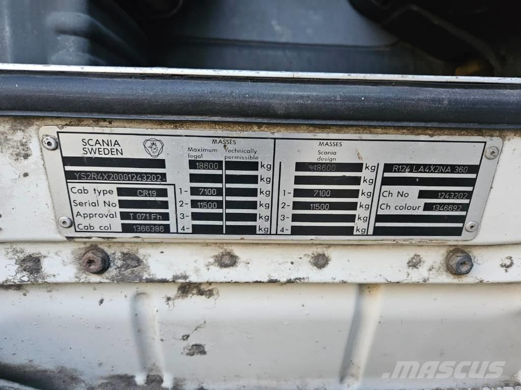 Scania 124 L 360 中古トラクターヘッド | トレーラーヘッド