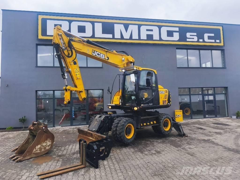 JCB JS 145 W ホイール式油圧ショベル（パワーショベル・ユンボ・バックホー）